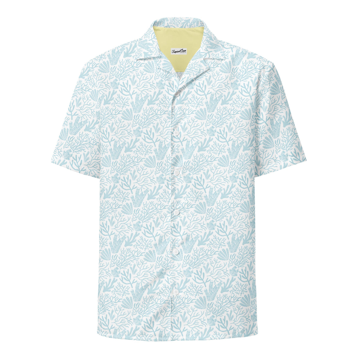 Camisa hawaiana con botones Arrecife de Coral