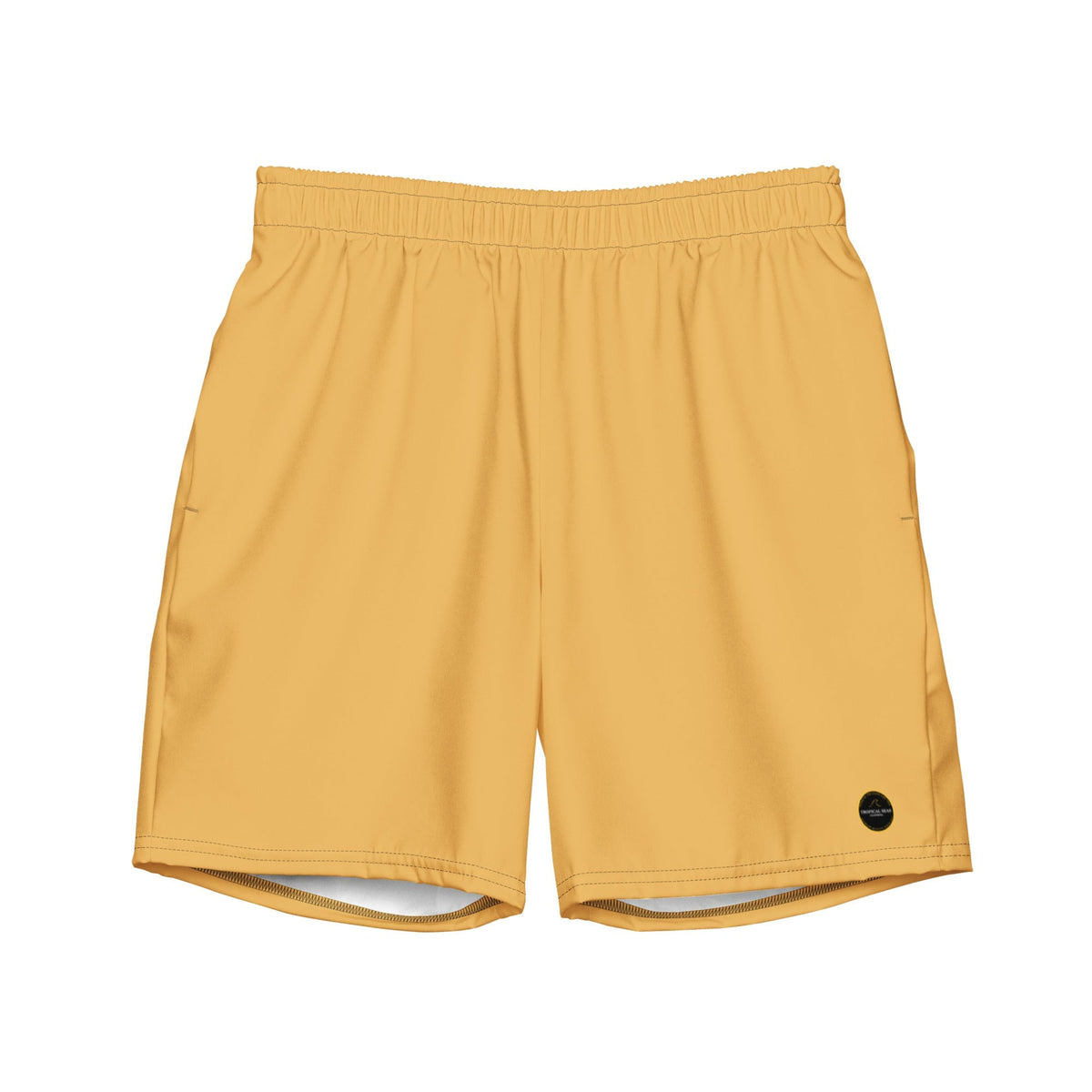 Short de playa ecológico dorado para hombre