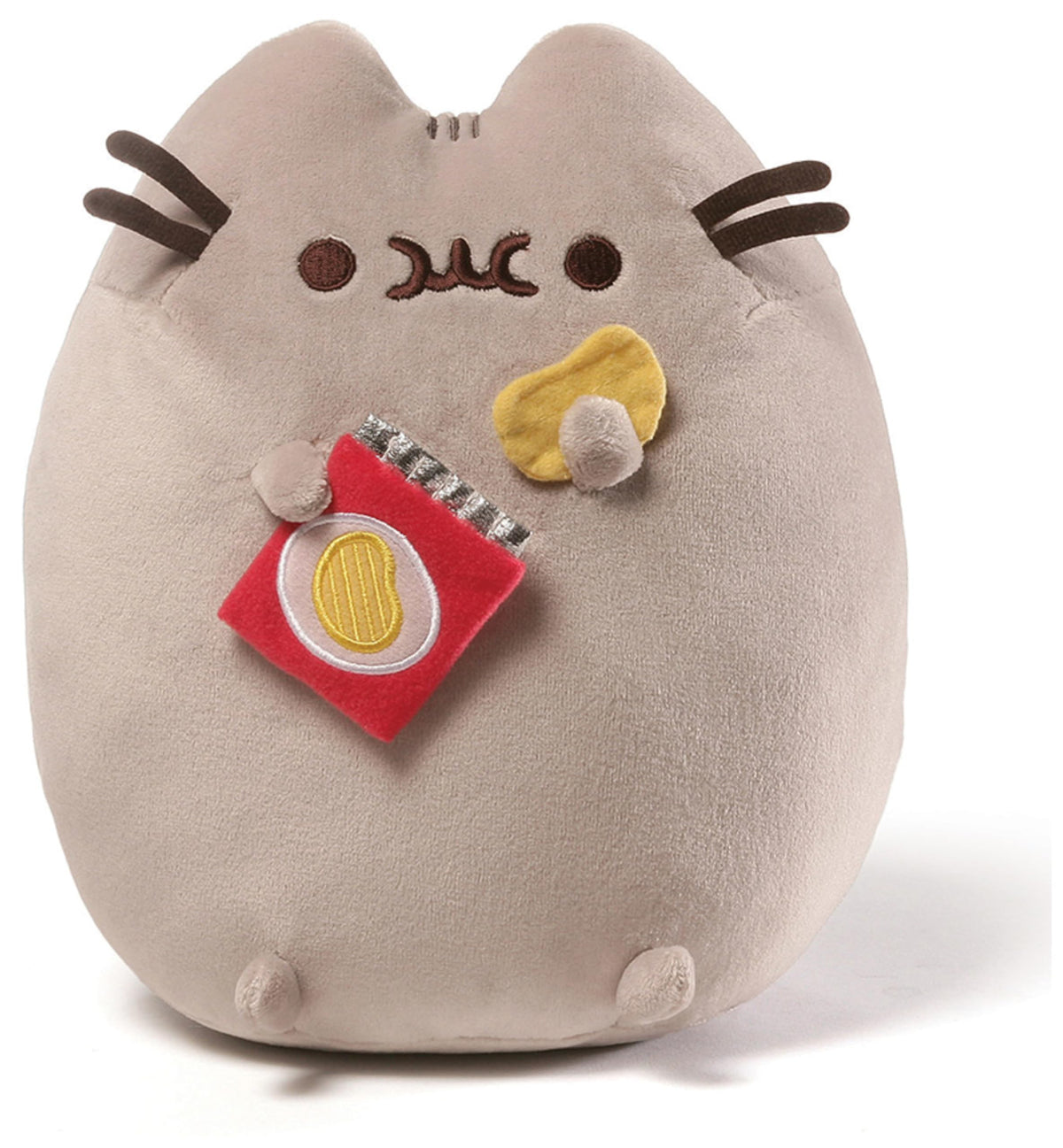 Peluche Pusheen gris con papas fritas de 9.5 pulgadas