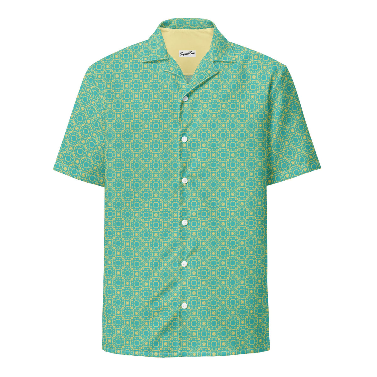 Camisa hawaiana con botones Prisma de Palmeras