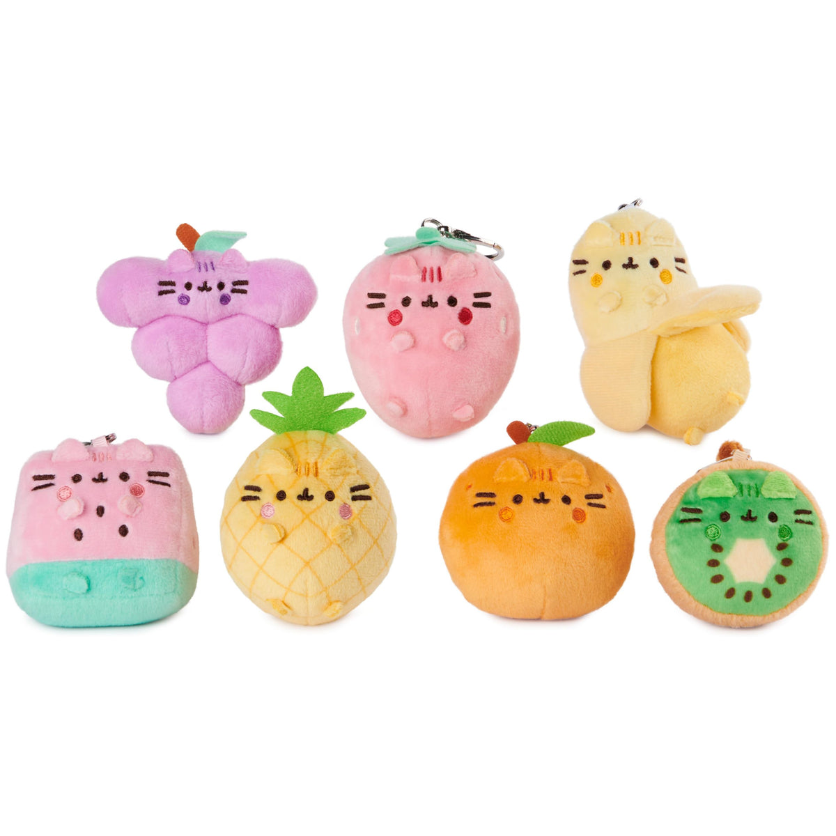 Peluche sorpresa Pusheen frutas, serie 21, de 3 pulgadas, 1 de 8 diseños