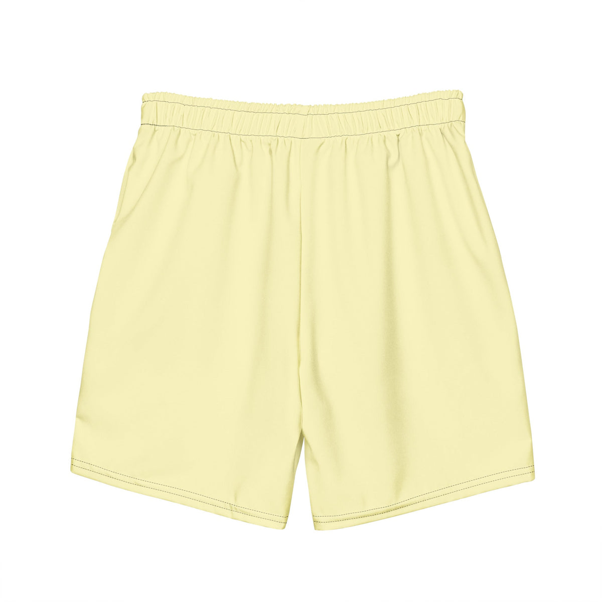 Short de playa ecológico amarillo para hombre