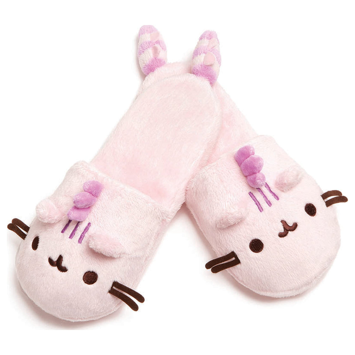 Pink Pusheenosaurus slippers, one size fits all