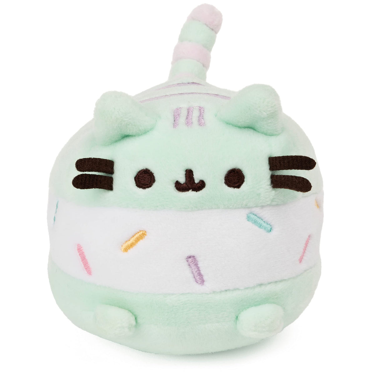Peluche Pusheen sándwich de helado, verde menta y blanco de 4 pulgadas