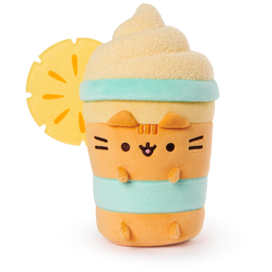 9.5-inch Pusheen Plush with Pineapple and Orange Ice Cream