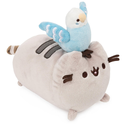 Pusheen and Bo Plush, Best Friends, Gray and Blue, 6 Inches